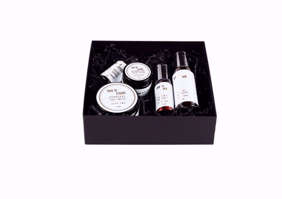 FACIAL CLEANSER, CHARCOAL FACE MASK, ELIXIR EYE REPAIR GEL, ANTI-AGEING DAILY SERUM, HYDRATING FACIAL CREAM